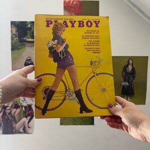 Vintage Art Playboy August 1971 1970s Home Decor Memorabilia Cover